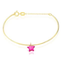 Bracelet Jonc Ida Etoile Or Jaune