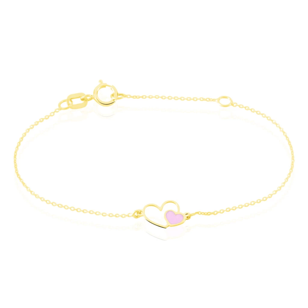 Bracelet Or Jaune Mai Lan Smalto 3 Bracelet Or Jaune Mai Lan Smalto