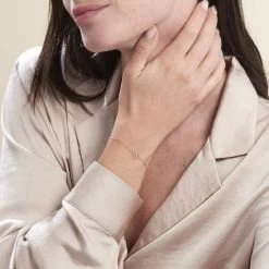 Bracelet Aquilegia Or Jaune -Bijouterie primée. B3BFJW00BT model0