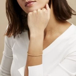 Bracelet Armeleae Or Jaune 8 Bracelet Armeleae Or Jaune -Bijouterie primée. B3BFJW0659 model0