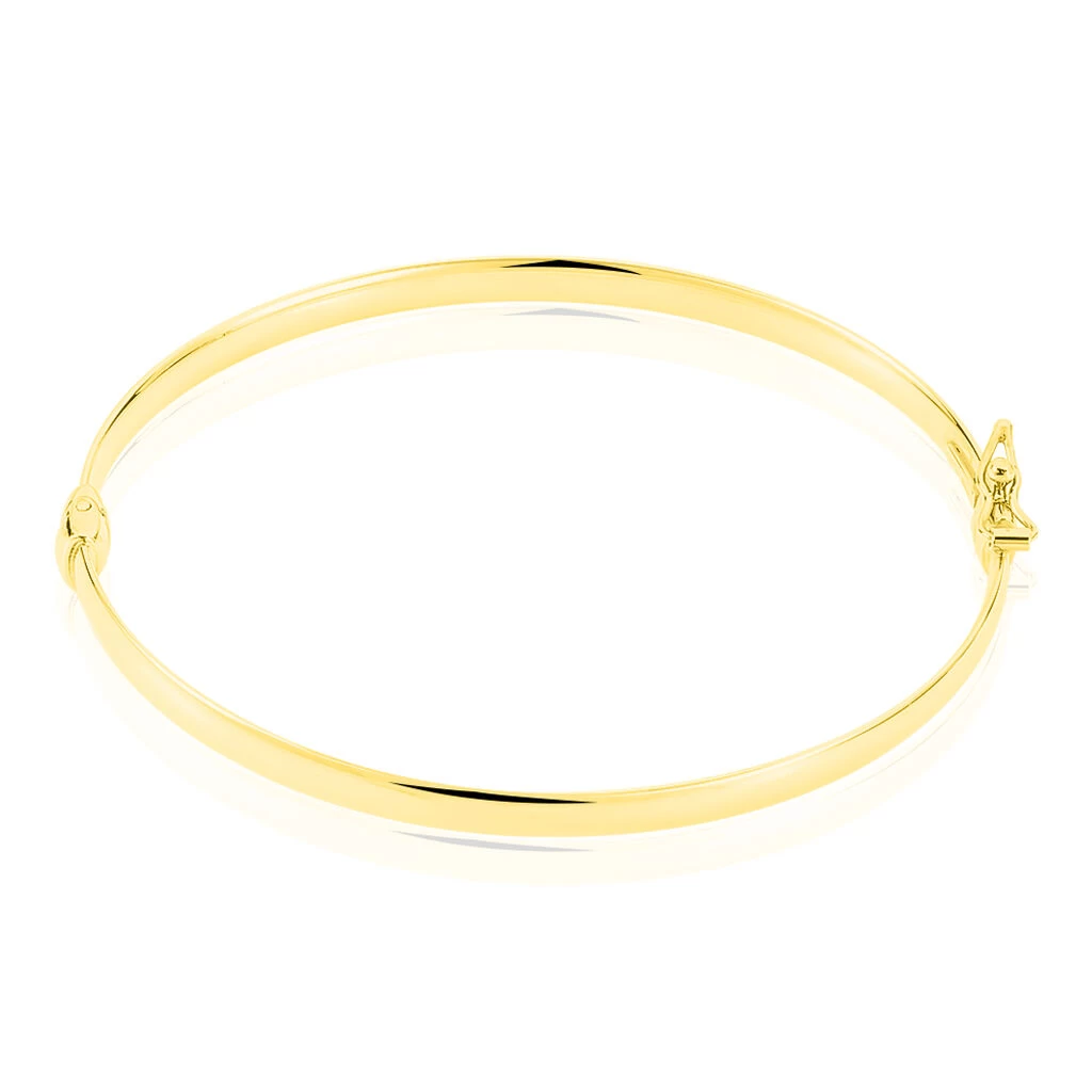 Bracelet Jonc Cynthia Fil Plat Lisse Or Jaune 3 Bracelet Jonc Cynthia Fil Plat Lisse Or Jaune