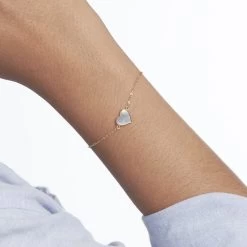 Bracelet Or Jaune Pervenche Nacre -Bijouterie primée. B3BFJX2020 model1