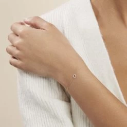 Bracelet Eufemia Or Jaune Oxyde De Zirconium -Bijouterie primée. B3BFJZW061 model0