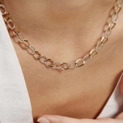 Collier Or Bicolore -Bijouterie primée. B3CF2W0382 model1