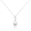 Collier Shaeen Or Blanc Diamant -Bijouterie primée. B3CFBDW535 master