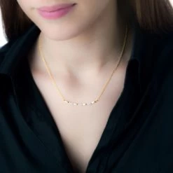 Collier Or Jaune Diamant 7 Collier Or Jaune Diamant -Bijouterie primée. B3CFJDW287 model0