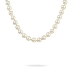 Collier Ghisele Or Jaune Perle De Culture D'akoya