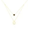 Collier Or Jaune Quartz -Bijouterie primée. B3CFJQM077 master