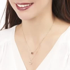 Collier Or Jaune Quartz -Bijouterie primée. B3CFJQM077 model0