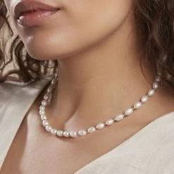 Collier Billes Or Jaune Perle De Culture 11 Collier Billes Or Jaune Perle De Culture -Bijouterie primée. B3CFJU2021 model1