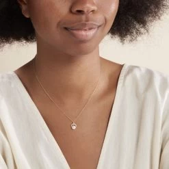 Collier Aloys Or Jaune Perle De Culture Et Oxyde De Zirconium 8 Collier Aloys Or Jaune Perle De Culture Et Oxyde De Zirconium -Bijouterie primée. B3CFJU2243 model0