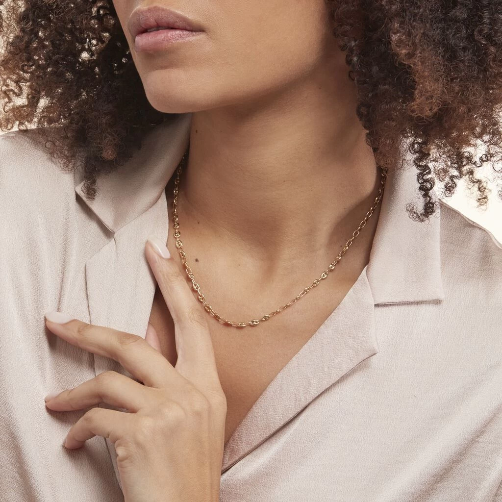 Collier Maille Dami Or Jaune 7 Collier Maille Dami Or Jaune – Image 5
