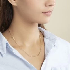 Chaîne Ophelio Maille Alternee 1/1 Or Jaune 11 Chaîne Ophelio Maille Alternee 1/1 Or Jaune -Bijouterie primée. B3CFJW0561 model0