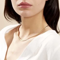 Collier Soumayyah Maille Anglaise Or Jaune -Bijouterie primée. B3CFJW0572 model1