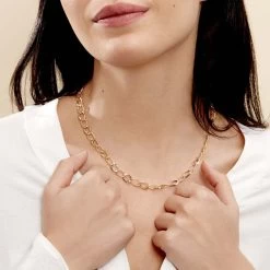 Collier Azzurra Or Jaune -Bijouterie primée. B3CFJW0825 model1 1