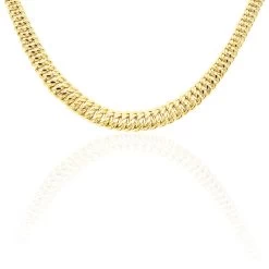 Collier Maille Americaine Chute Or Jaune -Bijouterie primée. B3CFJW0829 view1