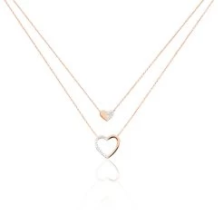Collier Emilia Or Rose Diamant