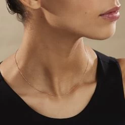 Chaîne Igoa Maille Forçat Diamantee Or Rose 10 Chaîne Igoa Maille Forçat Diamantee Or Rose -Bijouterie primée. B3CFRW0338 model0 1