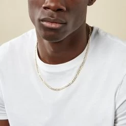 Chaîne Alliah Maille Alternée 1/3 Or Jaune 13 Chaîne Alliah Maille Alternée 1/3 Or Jaune -Bijouterie primée. B3CHJW0018 model0