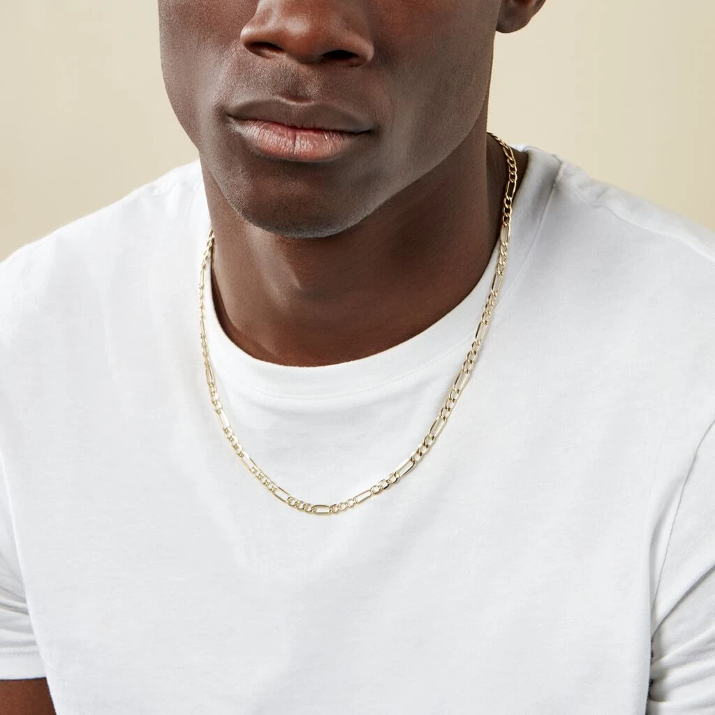 Chaîne Alliah Maille Alternée 1/3 Or Jaune 7 Chaîne Alliah Maille Alternée 1/3 Or Jaune – Image 5