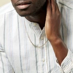 Chaîne Alliah Maille Alternée 1/3 Or Jaune 15 Chaîne Alliah Maille Alternée 1/3 Or Jaune -Bijouterie primée. B3CHJW0018 model2