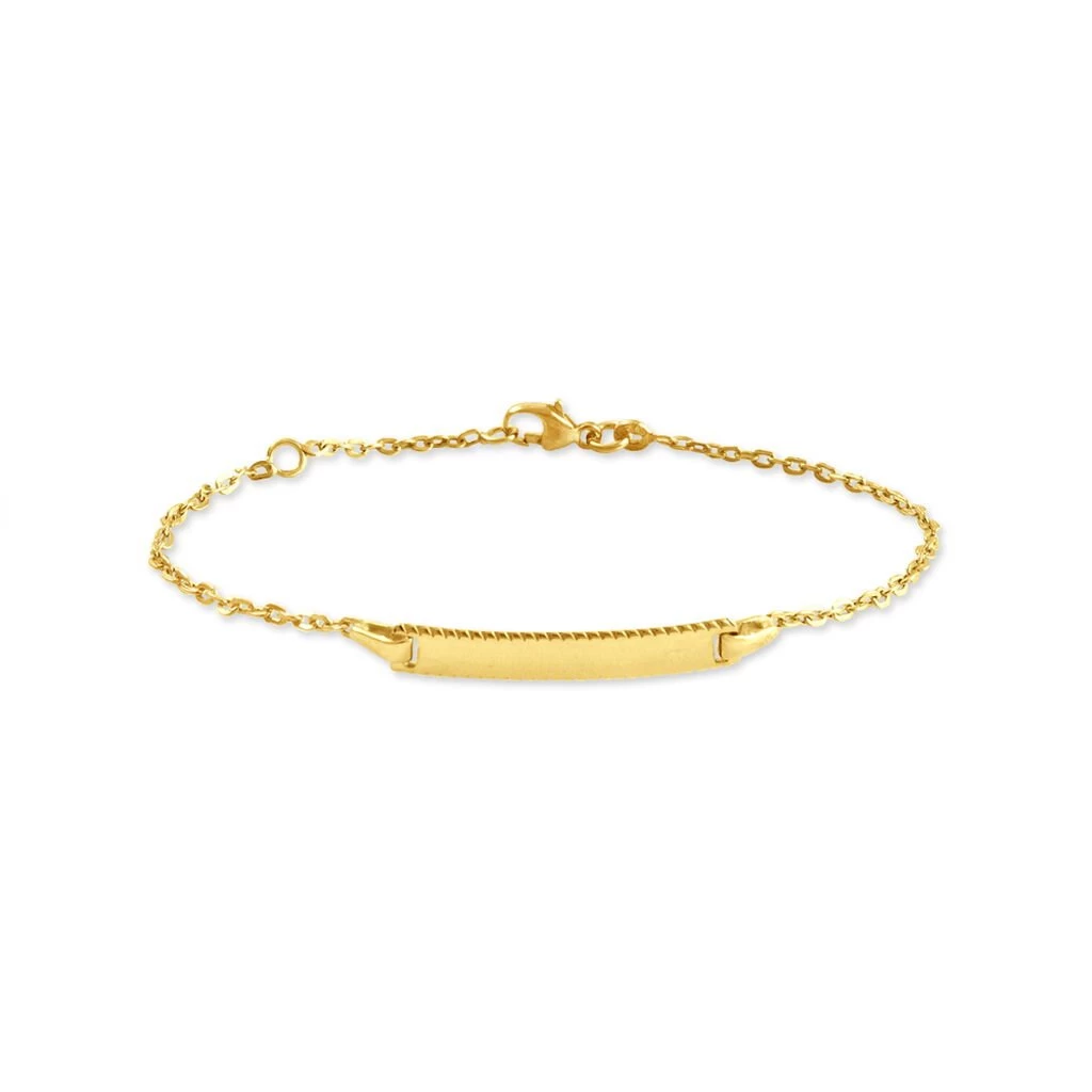 Bracelet Identité Gaspardine Maille Forçat Or Jaune 3 Bracelet Identité Gaspardine Maille Forçat Or Jaune