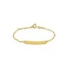 Bracelet Identité Ericka Maille Singapour Or Jaune -Bijouterie primée. B3IEJW0030 master
