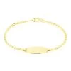Bracelet Identité Celenaae Or Jaune
