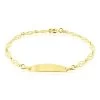 Bracelet Identité Eudoxie Maille Filigrane Or Jaune -Bijouterie primée. B3IEJW0552 master