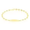 Bracelet Identité Evin Maille Grain De Cafe Or Jaune 2 Bracelet Identité Evin Maille Grain De Cafe Or Jaune -Bijouterie primée. B3IEJW0572 master