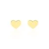 Boucles D'oreilles Puces Aricia Coeur Or Jaune 2 Boucles D'oreilles Puces Aricia Coeur Or Jaune -Bijouterie primée. B3OEJW0499 master