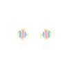Boucles D'oreilles Puces Poisson Or Jaune -Bijouterie primée. B3OEJWD001 master