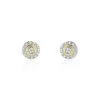 Boucles D'oreilles Puces Rosangela Or Bicolore Diamant Blanc -Bijouterie primée. B3OF2DW218 master
