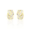Boucles D'oreilles Puces Leopoldine Or Jaune Diamant -Bijouterie primée. B3OFJDW263 master
