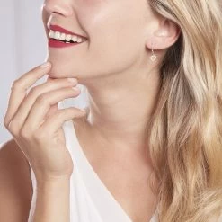 Boucles D'oreilles Pendantes Ursa Or Jaune Diamant -Bijouterie primée. B3OFJDW603 model0