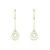 Boucles D'oreilles Pendantes Marganela Or Jaune Diamant -Bijouterie primée. B3OFJDW631 master