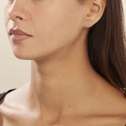 Boucles D'oreilles Puces Or Jaune Puces Judy Diamants -Bijouterie primée. B3OFJDW659 model0