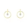 Boucles D'oreilles Or Jaune Adrienn Diamants -Bijouterie primée. B3OFJDW679 master