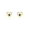 Boucles D'oreilles Puces Kyrill Or Jaune Saphir Diamants 2 Boucles D'oreilles Puces Kyrill Or Jaune Saphir Diamants -Bijouterie primée. B3OFJSB269 master