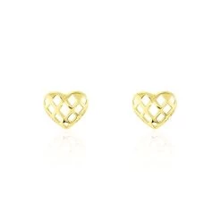 Boucles D'oreilles Puces Or Jaune Cicolluis