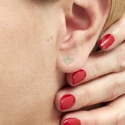 Boucles D'oreilles Puces Marta Or Jaune -Bijouterie primée. B3OFJW0059 model0