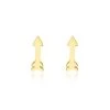 Boucles D'oreilles Puces Or Jaune Gnazi