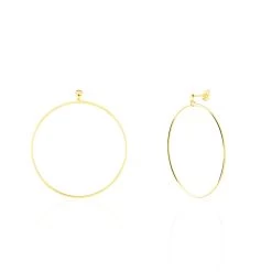 Créoles Tia Flexible Geometrique Or Jaune