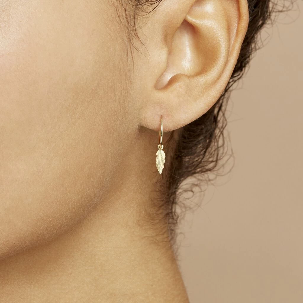 Créoles Belita Or Jaune 5 Créoles Belita Or Jaune – Image 3