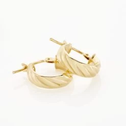 Créoles Mara Or Jaune -Bijouterie primée. B3OFJW00GK view2