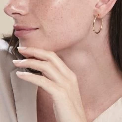 Créoles Verania Or Jaune -Bijouterie primée. B3OFJW00H3 model0