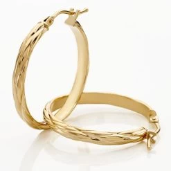 Créoles Vitali Or Jaune -Bijouterie primée. B3OFJW00I2 view2