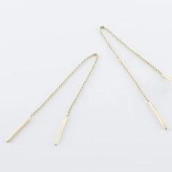 Boucles D'oreilles Pendantes Chloee Or Jaune -Bijouterie primée. B3OFJW00PI view2