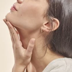 Créoles Anantha Or Jaune -Bijouterie primée. B3OFJW0324 model0