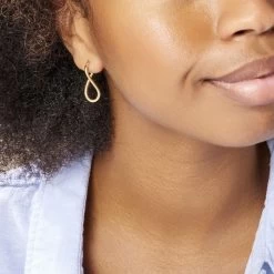 Créoles Hellen Or Jaune -Bijouterie primée. B3OFJW0955 model0